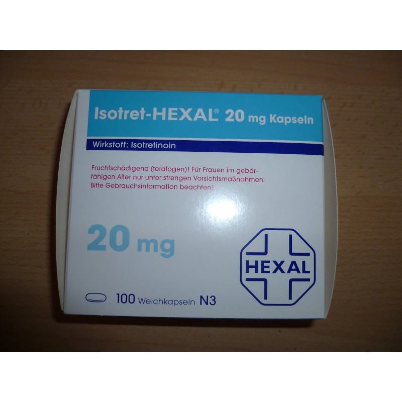Изотретиноин ISOTRET 20 mg 100 капсул